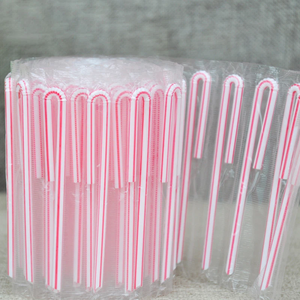 Pailles à boire en plastique PP jetables flexibles multicolores sans BPA recyclables pour les magasins de boissons froides Bars Parties - Product Image 4