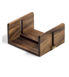 Porte-serviettes | Bois d'acacia | Respectueux de l'environnement | Barre centrale réglable | Facile à remplir - Product Image 1