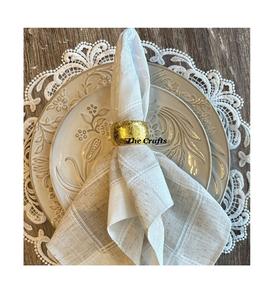 Anillo para Servilletas de Aluminio con Forma de Cubiertos, Color Dorado, Calidad Deluxe, para Hogar, Hotel, Restaurante, Vajilla - Product Image 4