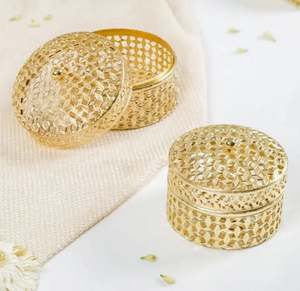 Boîte à bijoux décorative de luxe en métal de la meilleure qualité dans un design moderne et unique disponible au prix de gros - Product Image 4