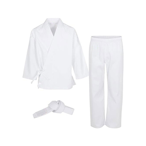Traje de Karate personalizado para adultos Conjuntos de Judo profesional 100% algodón Unisex Stretch Durable Transpirable - Product Image 3