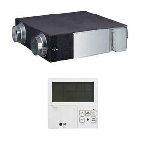Sistema HVAC LG ERV LZ-H025GBA4, Unidad de Recuperación de Calor Entalpica de Flujo Cruzado con Control Cableado - Product Image 1