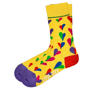 Chaussettes en coton imprimées unisexes élégantes et respirantes avec motif de lettres, confortables et décontractées, à porter au quotidien pour l'hiver, avec logo sur le corps. - Product Image 1