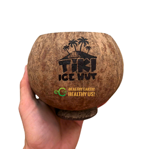 Tazas de cáscara de coco sostenibles, ecológicas y pulidas, reutilizables para cafetería, hotel y camping, ligeras - Product Image 3