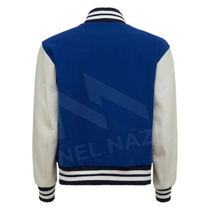 Veste de sport d'hiver pour homme de haute qualité avec logo personnalisé, design respirant et respectueux de l'environnement, manches en cuir, style streetwear - Product Image 5