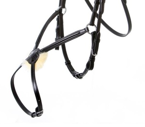 Brida de caballo de diseño personalizado hecha a mano de cuero económico con latón-SS Hardware en estilo Turkos - Product Image 6