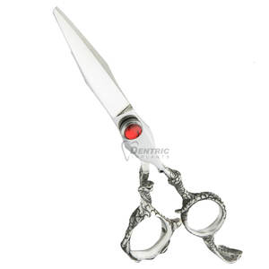 Ciseaux de coiffure professionnels ergonomiques pour droitiers, en acier inoxydable droit, légers et de haute précision - Product Image 1