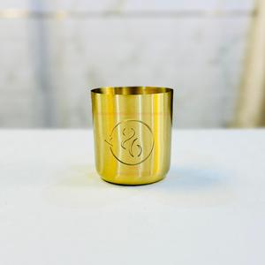 Contenedor de vela de latón grabado con logotipo personalizado, vela de cera de soja para decoración del hogar, fiestas de boda y decoración de Navidad - Product Image 2