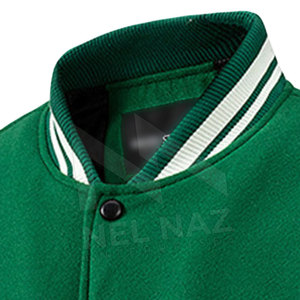 Blouson aviateur en laine pour hommes haute qualité sur mesure Letterman Design décoration de poche sur pied pour l'hiver nouveauté Fast Air - Product Image 2