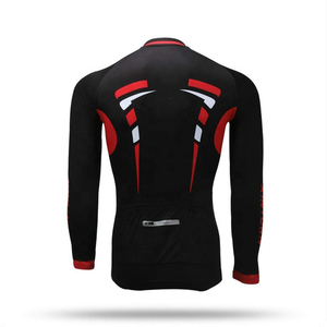 SAIKE, conjunto de Jersey de ciclismo con estampado de sublimación transpirable para hombre, pantalones con pechera de manga larga OEM Pro personalizables para verano - Product Image 5