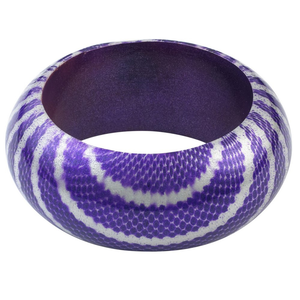 Bracelet en bois peint à la main avec des motifs floraux pour femmes et filles Bijoux peints en bois à un prix raisonnable - Product Image 4