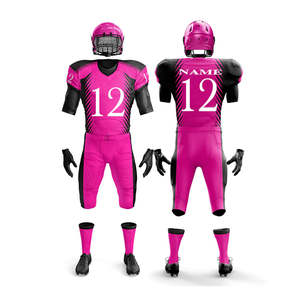 Uniforme de football américain personnalisé professionnel pour adultes - Impression par sublimation personnalisée 100% polyester antibactérien - Product Image 1