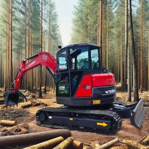 Vente en gros YANMAR 80 8 tonnes pelle hydraulique sur chenilles moteur d'occasion boîte de vitesses pompe à engrenages PLC-Core Composants inclus - Product Image 1