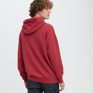 Men's 100% Cotton 420 Gsm Heavyweight Pullover <b>Hoodie</b> Oversized Long Sleeve Winter Fleece No <b>String</b> Knitted Solid High Quality - Product Image 3