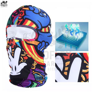 Balaclava de ski avec logo imprimé numérique personnalisé, respirant, imperméable, 100% coton, unisexe, haute qualité, fabriqué au Pakistan - Product Image 6
