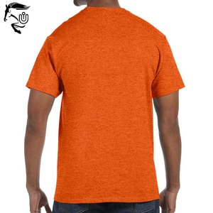 "2025 T-shirts personnalisés de couleur orange tendance | T-shirts d'été respirants unisexes | Haut Streetwear à la mode en coton doux OEM" - Product Image 3