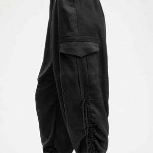 Pantalones de Moda para Mujer 2026, Pantalones Casuales con Logotipo Personalizado, Pantalones Cargo de Mezclilla de Pierna Ancha para Damas - Product Image 2