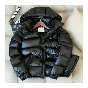 Chaqueta acolchada de estilo callejero personalizable para hombre al por mayor, chaqueta de burbuja de invierno con bolsillo impreso OEM con logotipo personalizado - Product Image 2