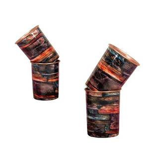 Juego de vasos de copa de vino de cobre de 16oz de alta calidad con color personalizado y logotipo sublimación en blanco DIY para fiestas - Product Image 4