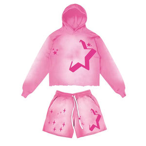 เสื้อฮู้ดดี้และกางเกงขาสั้นลำลองผู้ชายรุ่นล่าสุด สไตล์ฤดูหนาวยอดนิยม ราคาสมเหตุสมผล - Product Image 3