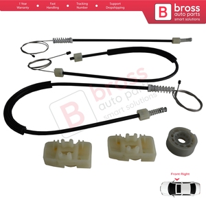 Kit de réparation de lève-vitre électrique BWR454, porte avant droite pour Leon MK2 1P 1P1 2005-2012 5 portes HB 1P0837462A - Product Image 2