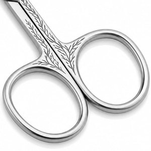 Tijeras para Cejas de Acero Inoxidable, Hoja Recta Afilada, Herramienta de Belleza y Cuidado Personal, para Diestros - Product Image 5