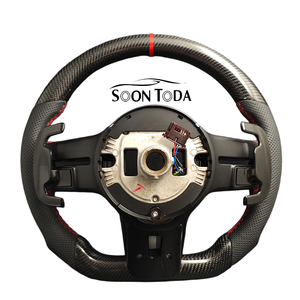 Volante Deportivo de Cuero y Fibra de Carbono con Diseño de Libélula para <span class=keywords><strong>Mercedes</strong></span> BENZ W206 X167 Clase G W464 C257 GLA CLA35 CLS 53 G63 GLS63 AMG - Product Image 2