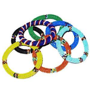 Bracelet de broderie perlée artisanal fantaisie multicolore beauté correspond à toutes les tenues pour toutes les occasions classique - Product Image 3