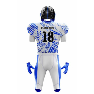 Uniforme de fútbol americano de nuevo diseño para jóvenes, conjunto de pantalón de camisetas reversibles con mangas cortas, técnicas impresas económicas - Product Image 5