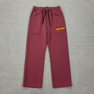 กางเกงขายาวทรงหลวมผ้าฝ้าย 100% คุณภาพสูง ผลิตตามสั่ง น้ำหนักเบา สีพื้น ระบายอากาศได้ดี เหมาะสำหรับวิ่งออกกำลังกายและสวมใส่ลำลองสำหรับผู้ชาย - Product Image 4