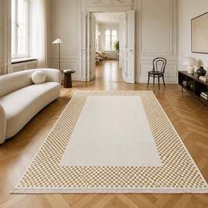 Tapis lavable géométrique Meander crème RW3047303 de Rug Weavers, en chenille, disponible en 10 tailles, pour dropshipping et vente en gros - Product Image 5