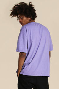 T-shirts de fitness oversize pour hommes T-shirts d'été à coupe ample et à col rond respirants de grande taille avec motif vierge - Product Image 2