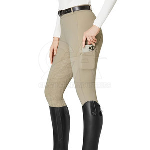 2026 Pantalon d'équitation pour femme, taille haute élastique, pour l'entraînement, anti-transpiration et antidérapant, Jodhpur et Breeches - Product Image 3