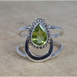 Anillos de piedras preciosas de amatista púrpura facetada Plata de Ley 925 Ajuste de bisel de lujo Christian Unisex Joyería al por mayor - Product Image 3