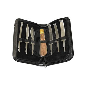 Ensemble de couteaux à sabot avec lames tranchantes pour la mise en forme de sabot de précision Ensemble de couteaux à sabot de maréchal-ferrant pour la coupe et l'entretien des chevaux - Product Image 3