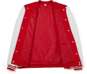 Veste bomber décontractée en coton léger pour homme, brodée, style baseball, veste universitaire, boutonnée, mode, vente en gros, hiver - Product Image 6