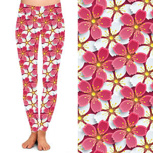 Dernier modèle de Chine nouveau Leggings de yoga serrés à taille haute et imprimé de fleurs Pantalon de yoga de gymnastique en plein air pour femmes - Product Image 5