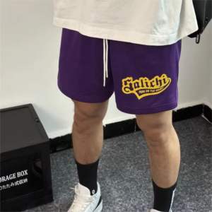 High Street Style Cool Summer Fabric Quick-Dry <b>Shorts</b> Breathable Stretchy Knitted High <b>Waist</b> <b>Plus</b> <b>Size</b> Outdoor Rapid-Dry - Product Image 2