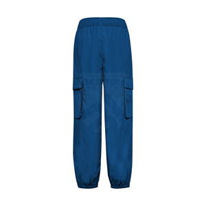 Pantalon cargo pour homme sur mesure OEM, taille haute, 100% coton/polyester, léger, respirant, coupe-vent, streetwear décontracté, taille élastique - Product Image 2