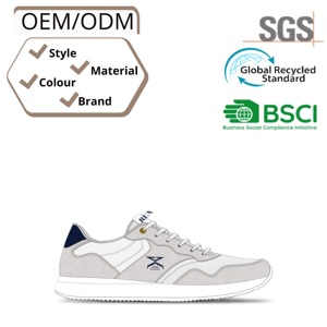 Chaussures de sport pour hommes personnalisables, chaussures décontractées, élégantes, respirantes, en maille Fly-knit, dessus en PU - Product Image 4