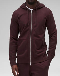 Moda ajustable con capucha estilo urbano ajuste relajado puños elásticos con capucha para hombres chaqueta clásica suave y cómoda para hombres - Product Image 4