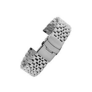 Banda de reloj de metal de lujo GD037 Pulsera de metal Acero inoxidable sólido 20-22mm Pulseras Bandas y accesorios de reloj inteligente - Product Image 2