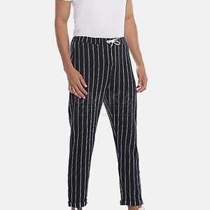 กางเกงวอร์มผ้าฝ้ายสำหรับผู้ชายเอวสูงทรงตรงน้ำหนักเบาแบบปรับแต่งได้สำหรับกีฬา - Product Image 4