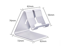 CNC coulée coupe processus de pliage service logo aluminium emplacement réglable Portable aluminium OEM alliage support de téléphone portable