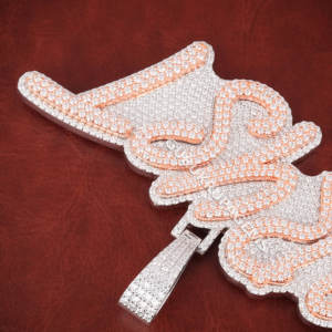 Nouveaux bijoux Hip Hop à la mode VVS haute qualité laboratoire cultivé diamant pendentif breloques 925 pendentif en argent pour les fêtes - Product Image 3