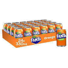 Vente directe d'usine, diverses saveurs de fruits pour soda Fanta, 330 ml * 24 canettes, ingrédient principal carbonaté, emballé en caisses - Product Image 2