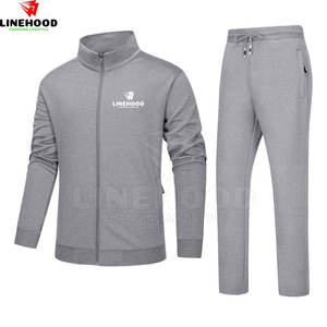 Survêtements d'hiver respirants 100% coton pour hommes, nouveaux ensembles de style solide, quantité minimale de commande bas pour la vente en ligne - Product Image 1