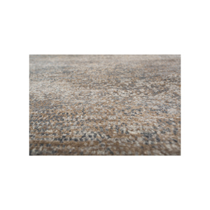 พรมขนสัตว์ผสมไหมไผ่ถักมือสีเบจและสีน้ำตาลลายAbstract รุ่น Kavi Afterglow สำหรับตกแต่งบ้าน ห้องนั่งเล่น และทางเดิน รุ่น Eskm-03 - Product Image 3