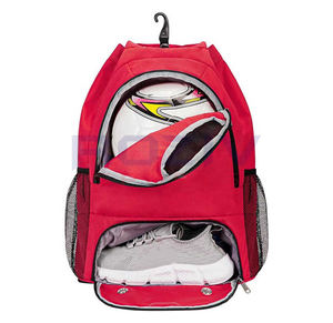 Sac à dos de football en polyester souple de haute qualité pour jeunes, sac de sport d'extérieur imperméable avec bretelles arquées pour l'entraînement - Product Image 6