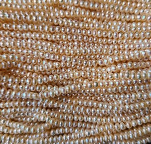 Natural White Pearl Loose Beads Strand <b>Top</b> Grade Untreated Color Change Effect Bead <b>Stringing</b> Supply Artisan Made Detail - Product Image 2